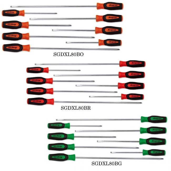 Snapon-Screwdrivers-Cabinet Type/Soft Handle, Screwdriver Sets